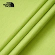 【The North Face 官方旗艦】北面男款綠色大尺寸品牌LOGO休閒短袖T恤｜88G9PIZ