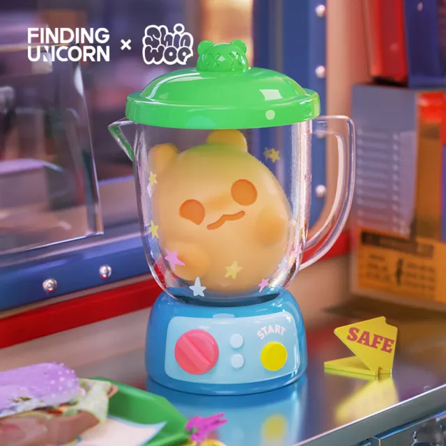 【FINDING UNICORN】Shinwoo幽靈熊 夜幕餐館系列公仔盒玩(12入盒裝)