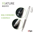 【ZIYA】金屬筆身觸控筆 2in1 圓盤式 + 電容式 旋轉蓋 手繪款(旋轉蓋 手繪款)