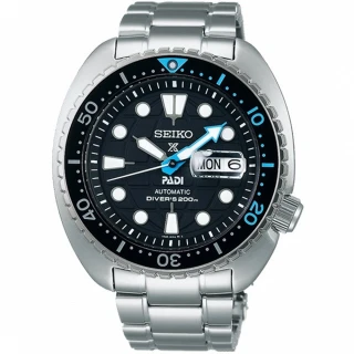 【SEIKO 精工】官方授權 Prospex PADI 男 聯名200米潛水機械腕錶 錶徑45mm-SRPG19K1(SK008)
