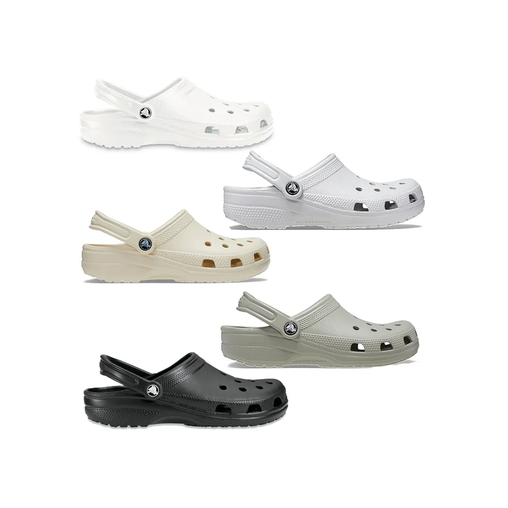 【Crocs】Crocs 卡駱馳 classic clog 經典款 中性鞋(10001 經典克駱格 男女鞋 布希鞋)