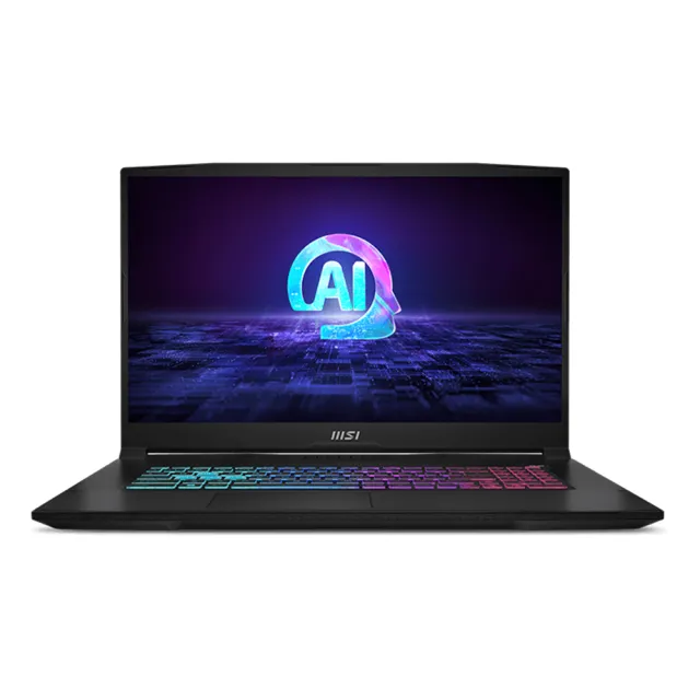 【MSI 微星】▲特仕版 17.3吋R7電競(Katana A17 AI B8VE-838TW/R7-8845HS/16G/1T SSD+512G/RTX4050-6G/W11)