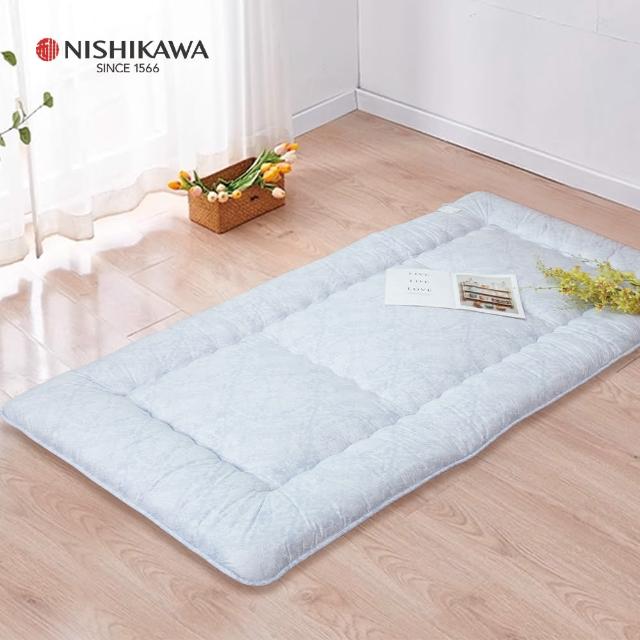 【京都西川】西川Nishikawa雙層羊毛紓壓床墊-單人100x210cm(三折床墊/日本床墊/薄床墊/和室墊)