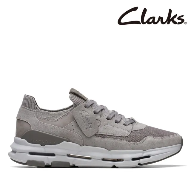 【Clarks】男鞋 NXE Lo 蜂巢狀大底高回彈緩震休閒鞋 運動鞋(CLM73540C)