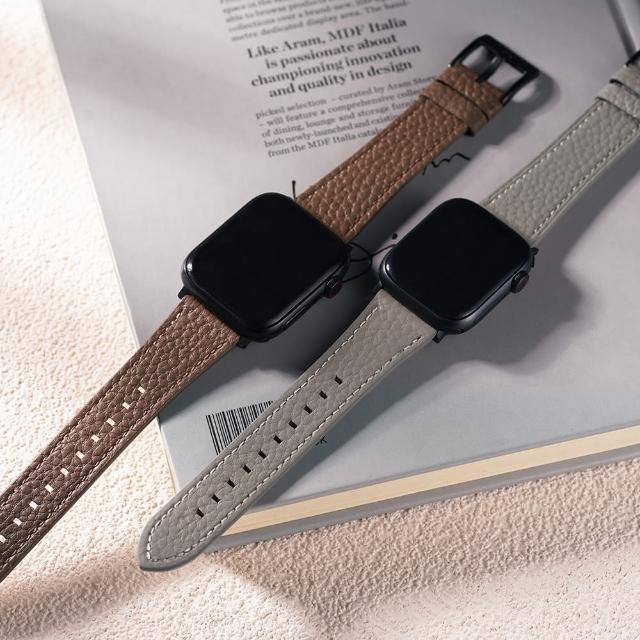 【W.wear】Apple Watch-荔枝紋珍藏錶帶(Apple Watch-41mm/44mm/45mm)