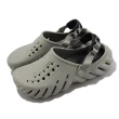 【Crocs】洞洞鞋 Echo Clog 輕量 防水 男鞋 女鞋 波波克駱格 涼拖鞋 卡駱馳 單一價(2079374EA)