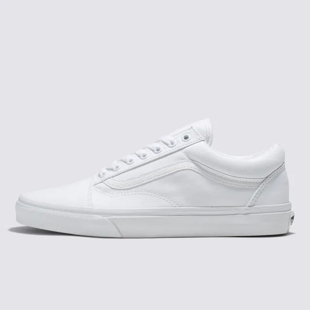 【VANS 官方旗艦】Old Skool 男女款白色滑板鞋