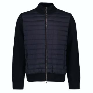【MONCLER】男款 前襟羽絨拼接外套-深藍色(1號USA-S、2號USA-M、3號USA-L、4號USA-XL)