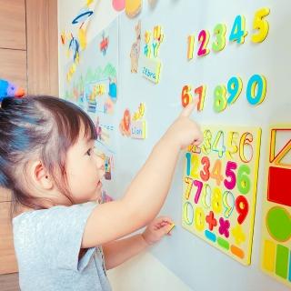 【磁鐵達人】認知泡棉磁鐵4入組+無毒白板畫筆