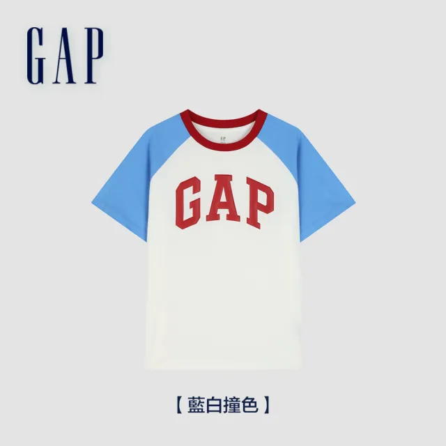 【GAP】兒童裝 Logo/小熊印花純棉圓領短袖T恤-多色可選(890474)