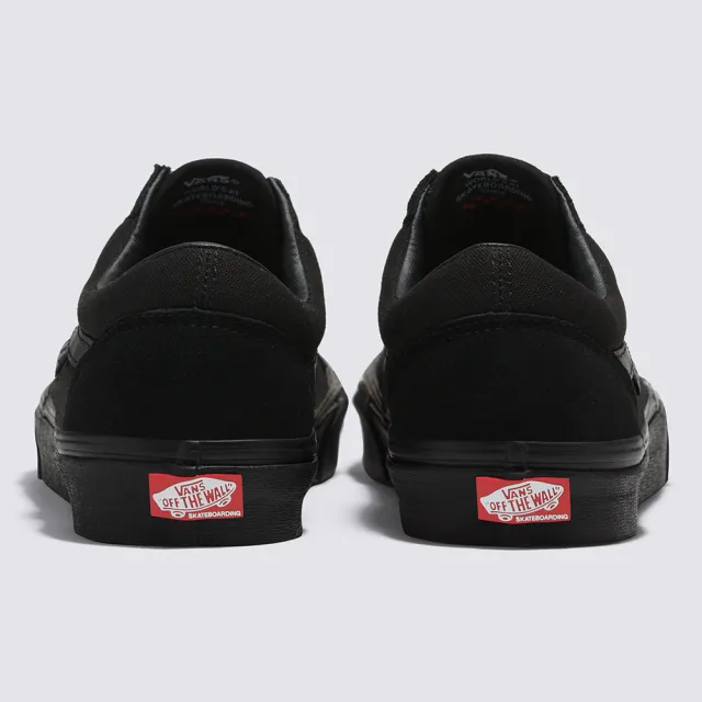 【VANS 官方旗艦】Skate Old Skool 男女款黑色專業滑板鞋