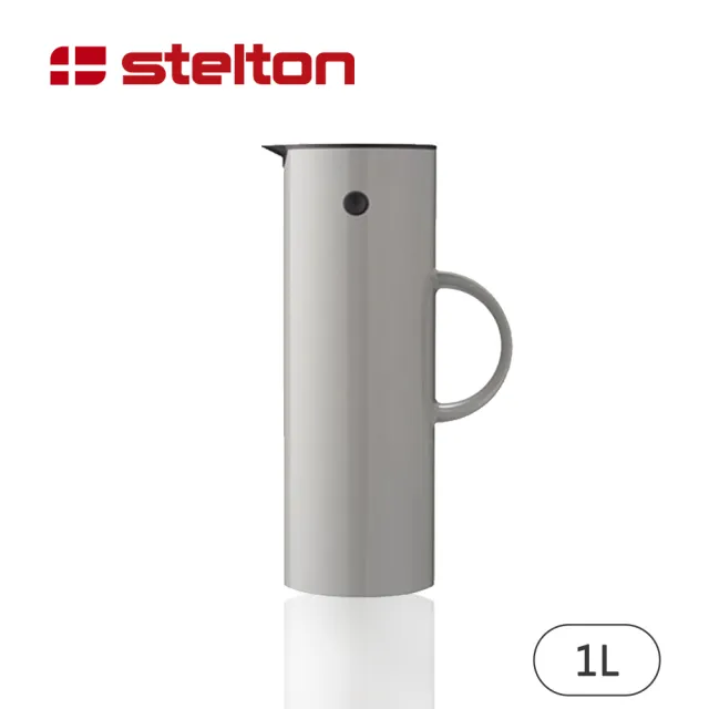 【Stelton】啄木鳥真空保溫壺1L(淺灰)