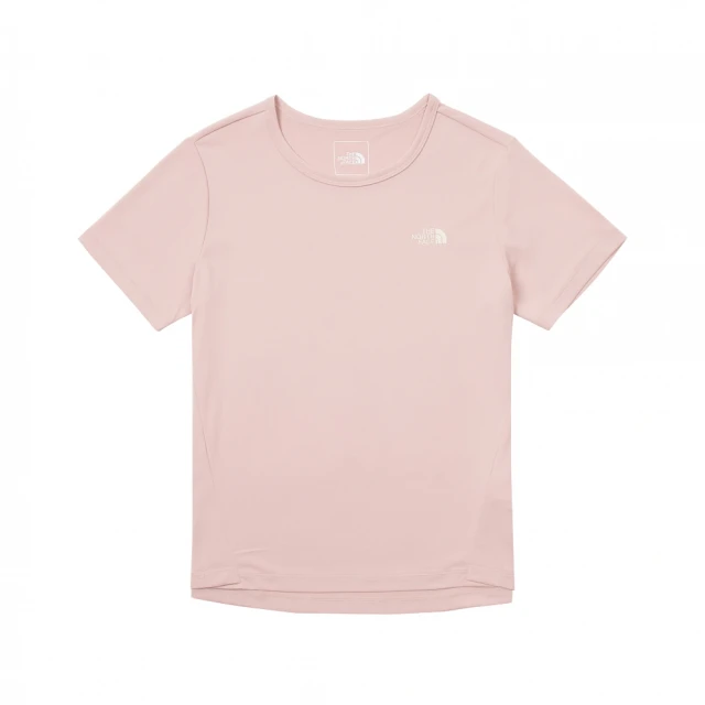 The North Face 上衣 女款 短袖上衣 運動 吸濕排汗 防曬 W SUN CHASE LOGO SS TEE 粉 NF0A87VNLK6