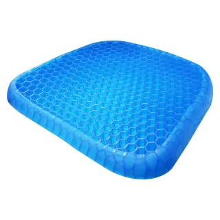 【YARK】蜂巢涼感凝膠坐墊(水感凝膠椅墊｜凝膠坐墊｜冰涼坐墊｜涼感坐墊)