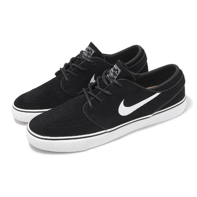 【NIKE 耐吉】滑板鞋 SB Zoom Janoski OG+ 男鞋 女鞋 黑 白 麂皮 運動鞋 休閒鞋(FD6757-001)