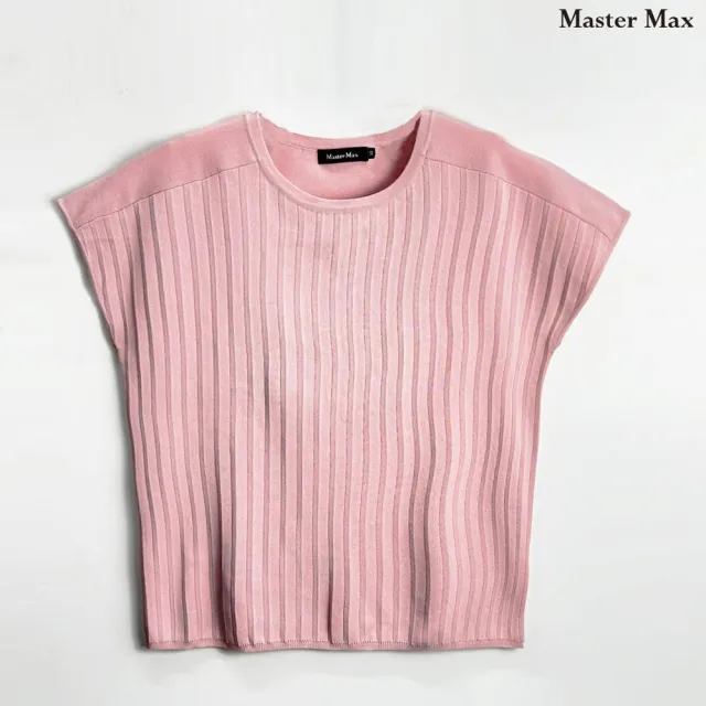 【Master Max】壓直紋質感針織上衣(8318031)