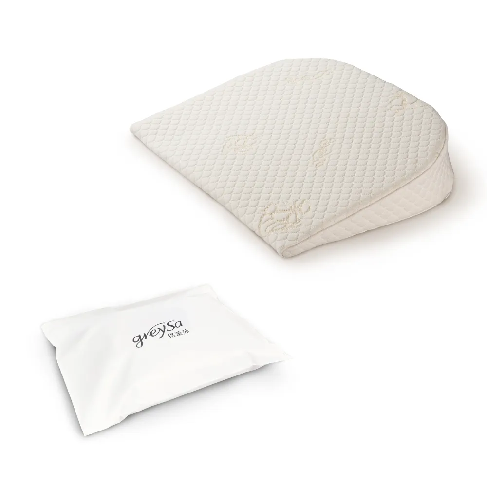 【GreySa 格蕾莎】母嬰專用仰角枕+備用布套(防溢吐奶│餵奶輔助)
