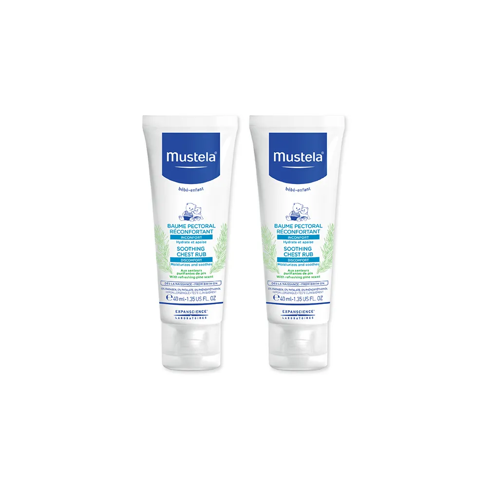 【Mustela 慕之恬廊】慕之幼 康撫膏40ml X2入組(肚肚膏)