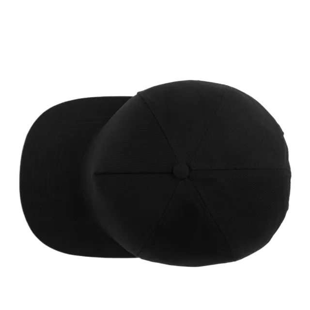 【Dickies】男女款黑色純棉斜紋可調節帽帶卡車司機棒球帽｜DK013056BLK