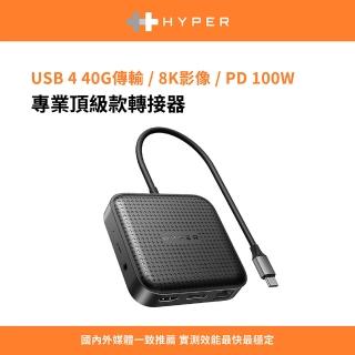 【HyperDrive】7-in-1 雙螢幕 8K USB-C Hub(適用M1/M2/M3 USB-C HUB)