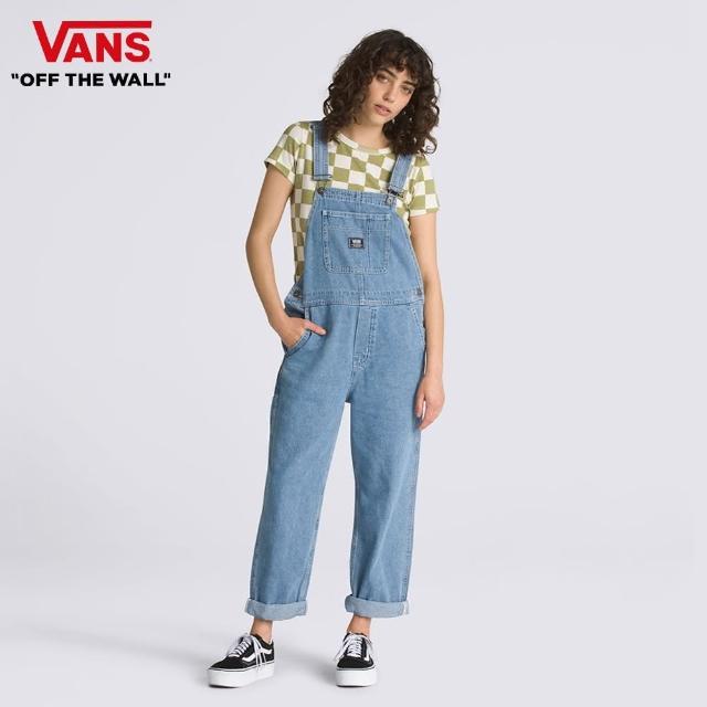 【VANS 官方旗艦】Groundwork 男女款藍色牛仔連身長褲