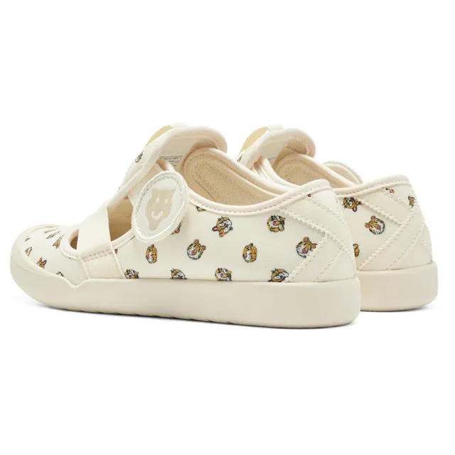 【Onitsuka Tiger】鬼塚虎 KIDS 米底滿版老虎印花 MEXICO 66 SANDAL 大童鞋 休閒鞋 (1184A215-100)