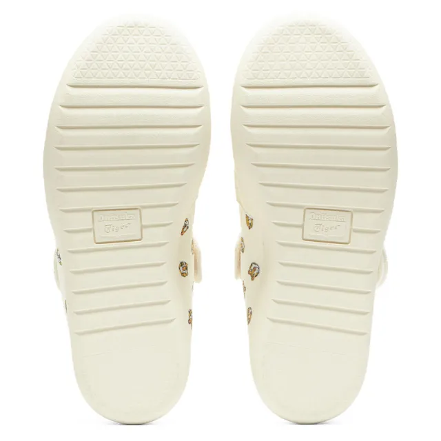 【Onitsuka Tiger】鬼塚虎 KIDS 米底滿版老虎印花 MEXICO 66 SANDAL 大童鞋 休閒鞋 (1184A215-100)