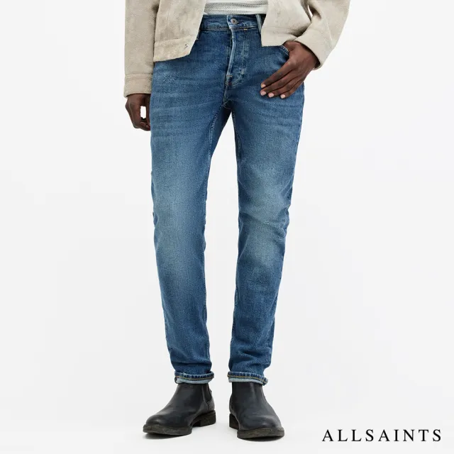 【ALLSAINTS】REX 中腰彈力修身全長牛仔褲 M020EA(修身版型)