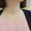 【福西珠寶】黃金項鍊 愛慕心心 愛心寶石項鍊(金重0.97錢+-0.03錢)