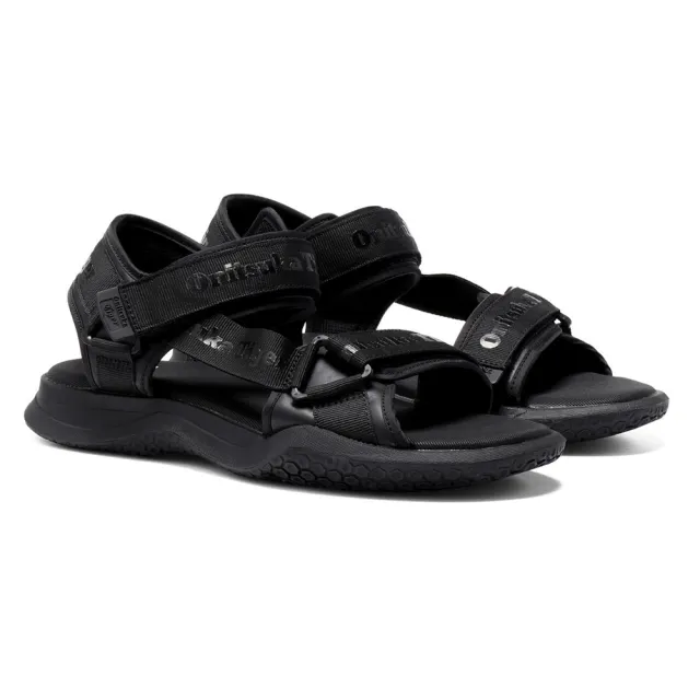 【Onitsuka Tiger】鬼塚虎 黑色 OHBORI STRAP 休閒涼鞋 休閒鞋 (1183B305-002)