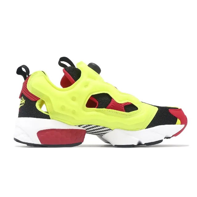 【REEBOK】休閒鞋 Instapump Fury 94 男鞋 黃紅 Citron 30週年 充氣式 緩衝 休閒鞋(100074910)