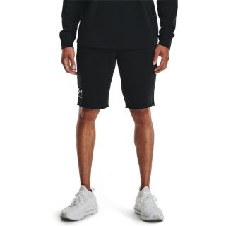 【UNDER ARMOUR】UA 男 RIVAL TERRY 運動短褲_1361631-001(黑色)