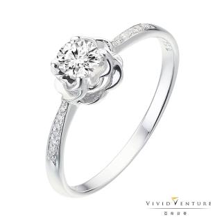【Vividventure 亞帝芬奇】GIA 30分 DVS1 3VG 八心八箭 天然鑽石 鑽石 戒指 雲舞(PT950鉑金臺)