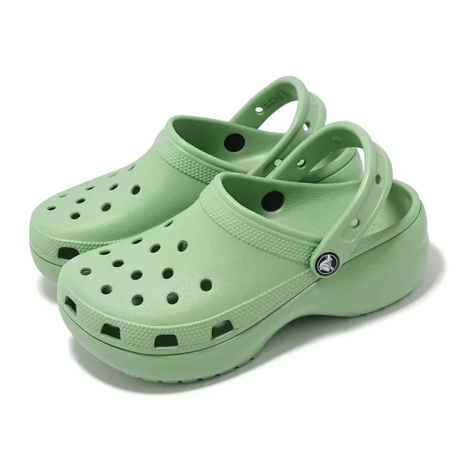 【Crocs】洞洞鞋 Classic Platform Clog W 女鞋 經典雲朵克駱格 厚底 涼拖鞋 卡駱馳 單一價(206750374)