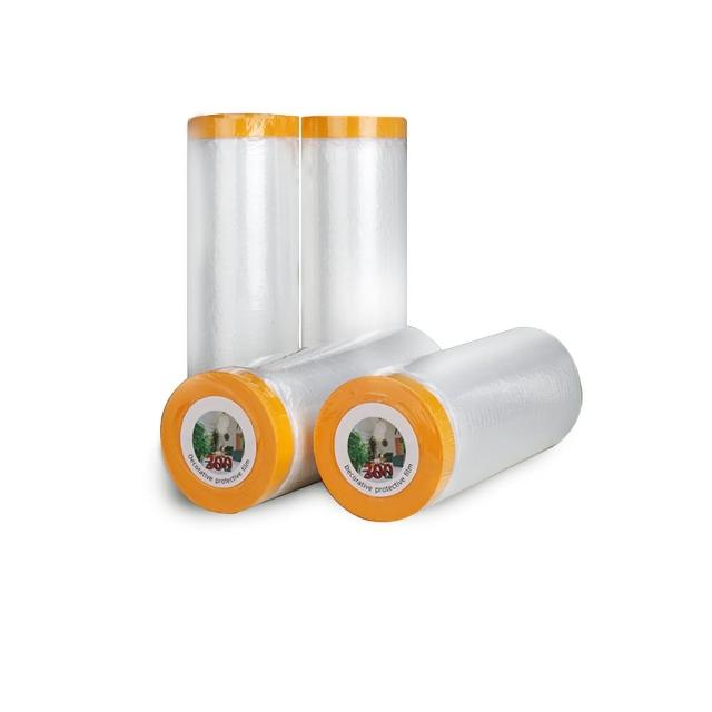 【原家良品】養生膠帶 遮蔽防塵膜 家具遮蔽 防塵膜 防塵罩 PE膜 200cm*12M