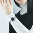 【CITIZEN 星辰】xC 光動能 輕量鈦金屬 電波對時淑女腕錶-銀 藍面27mm(ES9490-61L 防水50米)