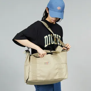 【Dickies】男女款卡其色大容量內置鞋袋收納兩用背法手提包｜DK013021KHK