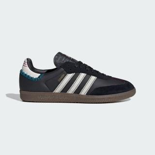 【adidas 愛迪達】休閒鞋 女鞋 運動鞋 三葉草 Feifei Ruan聯名 SAMBA OG 黑 ID1141
