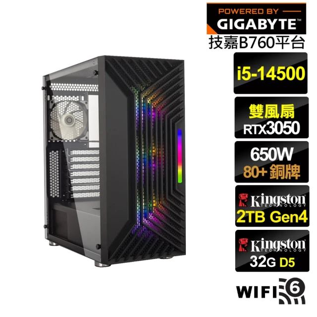 技嘉平台 i5十四核GeForce RTX 3050{戰火神