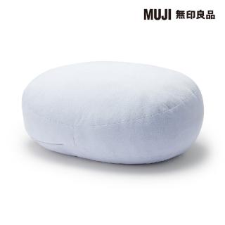 【MUJI 無印良品】柔軟多用途靠枕/灰紫 55×40×20cm