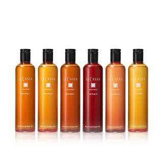 【La CASTA 蕾珂詩】全系列沙龍級精油洗髮精300ml(蓬鬆/控油/抗躁/護色/潤澤/豐盈植萃養護系列)