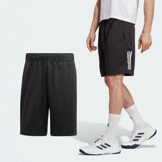 【adidas 愛迪達】短褲 TS Galaxy Short 男款 黑 白 吸濕 排汗 可調褲頭 運動 褲子 愛迪達(HR8726)