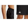 【adidas 愛迪達】短褲 TS Shorts 男款 黑 白 吸濕 排汗 可調褲頭 運動 褲子 愛迪達(HR8725)