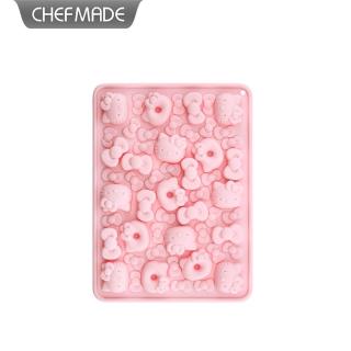 【Chefmade學廚原廠正品】Hello kitty矽膠巧克力模具(KT7050凱蒂貓巧克力冰塊果凍模模具)