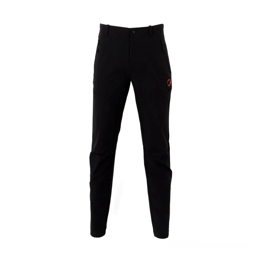 【Mammut 長毛象】Trekkers 3.0 SO Pants AF Men Classic SMU經典款健行防潑水長褲 黑色 男款 #1021-00413