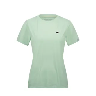 【Mammut 長毛象】Mammut Essential T-Shirt AF W 防曬布章LOGO短袖T恤 女款 薄荷綠PRT1 #1017-05090