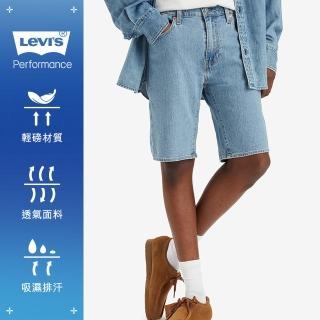 【LEVIS 官方旗艦】男款405低腰膝上彈性牛仔短褲 Performance Cool 熱賣單品 39864-0139