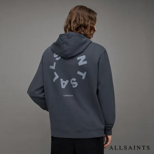 【ALLSAINTS】TIERRA 寬鬆連帽LOGO衛衣 MG079Z(寬鬆版型)