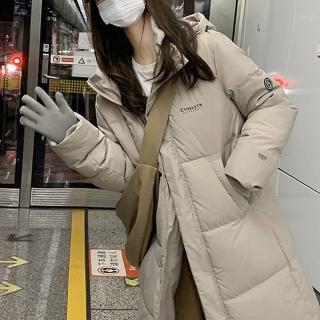 【LANNI 藍尼】現貨 保暖禦寒長版鋪棉外套＃(超長版/女裝/外套/連帽/售完不補)