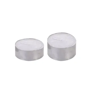 【WARM DAY LIFE】1盒10入 4小時 高品質鋁殼無煙茶蠟燭 蠟燭 茶蠟 浪漫蠟燭(茶蠟 氣氛蠟燭 無煙蠟燭)